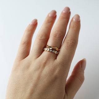 Freya Bezel Set Diamond Eternity Band