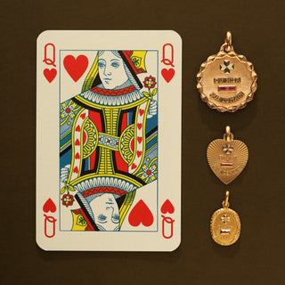 vintage 18k Love Token