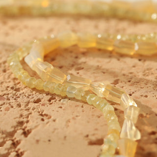 yellow opal necklace