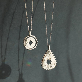 Carrie Elizabeth Anna Mathur Teardrop Pendant Sterling Silver