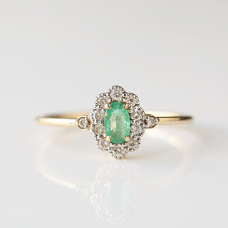 Audrey Emerald Vintage Ring