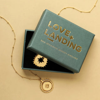 Carrie Elizabeth Anna Mathur Love & Landing Gold Vermeil Anchoring Droplet Pendant
