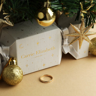 Gold Diamond Band Christmas Cracker Gift