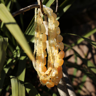 aquamarine necklace beaded