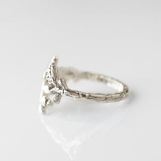 organic coral shaped ring