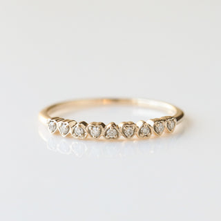 Diamond Heart Stacking Ring