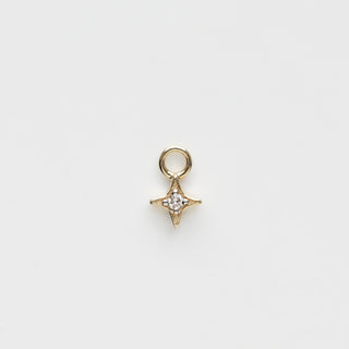 Diamond Star Hoop Charm