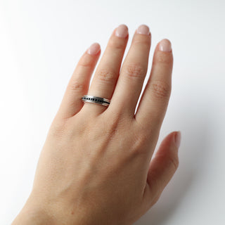 Your Safe Space Black Onyx Spinning Ring