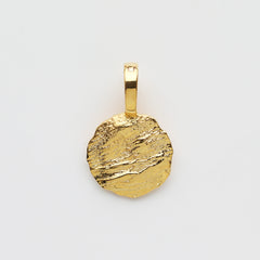 Mini Molten Coin Pendant