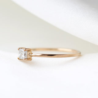 Cushion Cut Diamond Solitaire Ring - UK Size O