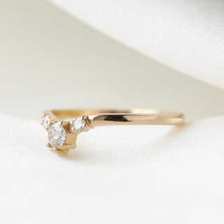 Diamond Wedding Band -UK Size O