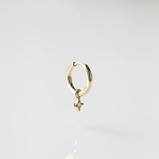 tiny gold star earring charm