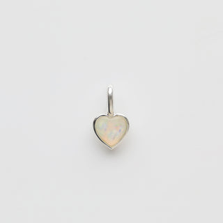 Opal Heart Pendant