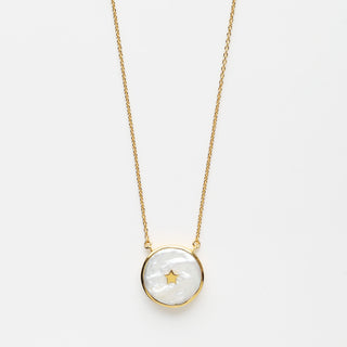 Carrie Elizabeth Gold Necklace With Pearl and Star