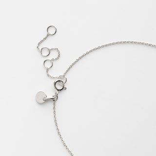 Carrie Elizabeth Night sky necklace in silver and pearl
