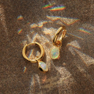 Carrie elizabeth Ayla Opal Drop Earrings