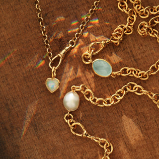 Carrie Elizabeth chunky dog clip necklace