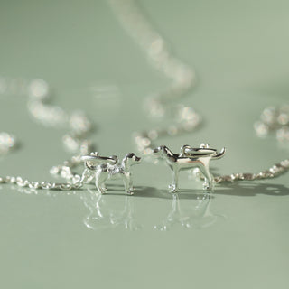 Silver Cocker Spaniel Charm