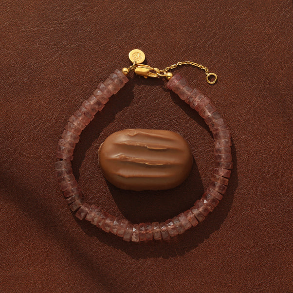 Carrie Elizabeth Chocolate Quartz Bracelet