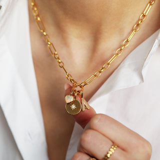 carrie elizabeth gold opal charm