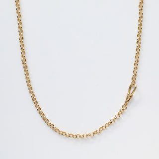 Lydia Millen Evergreen Initial Crest Charm With Albert Vintage Chain Necklace