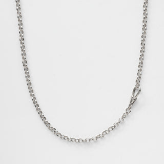 Lydia Millen Evergreen Initial Crest Charm With Albert Vintage Chain Necklace
