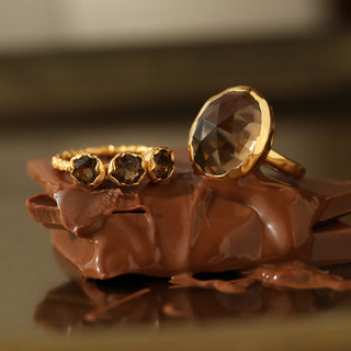 Andie Molten Smokey Quartz Ring