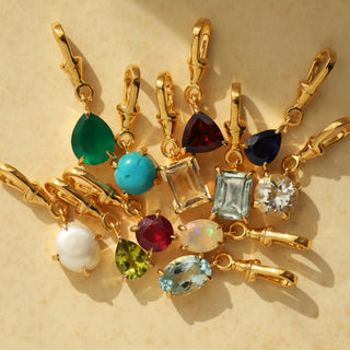 Carrie Elizabeth Gold pendants