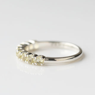 carrie elizabeth silver stacking ring