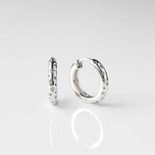 Galaxy Star Set Hoop Earrings