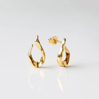 Molten Teardrop Earrings