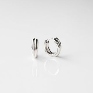 Double Huggie Hoop Earrings