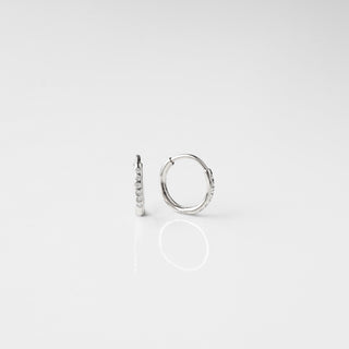 Diamond Mini Hoop Huggie Earrings