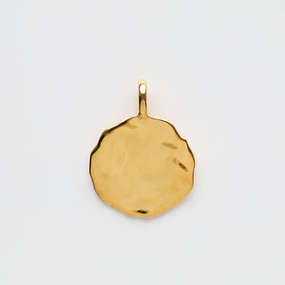 Large Molten Coin Pendant