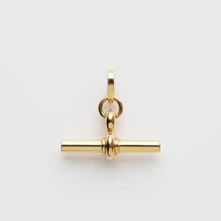 Albert Vintage Chain Necklace with Luxe T-Bar Pendant
