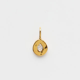 Diamond Peardrop Charm