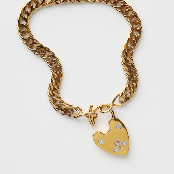 carrie elizabeth padlock bracelet