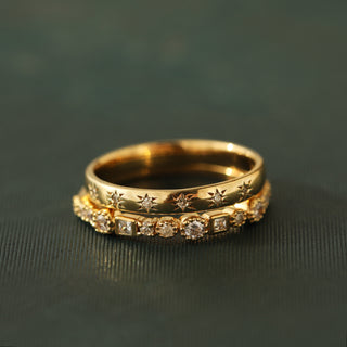 Carrie Elizabeth Celestial ring stack