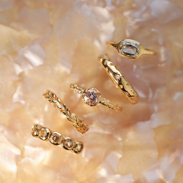 molten floral ring