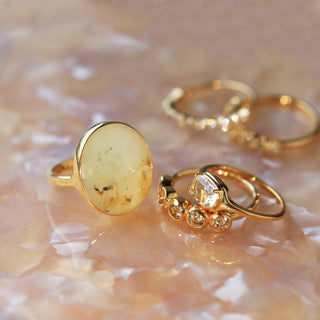 molten stacking ring gold