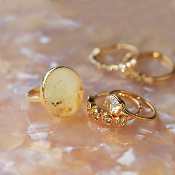 large yellow sapphire ring