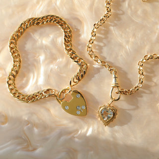 gold heart pendant
