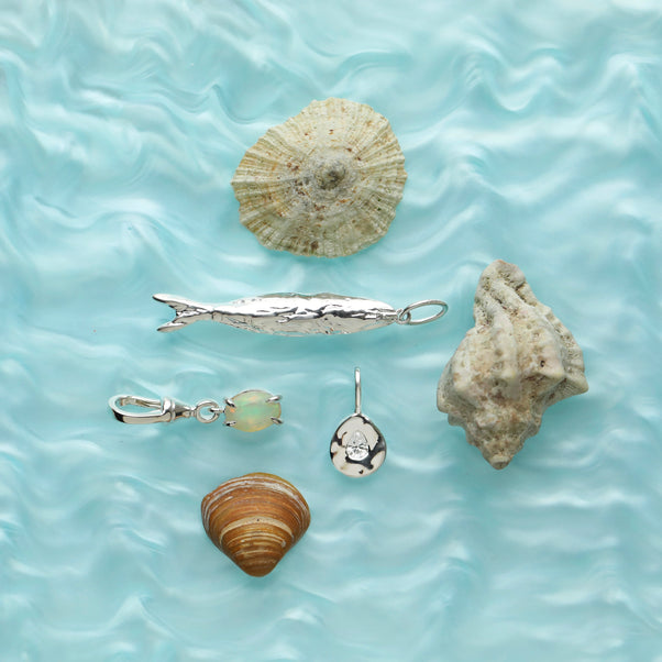silver fish pendant