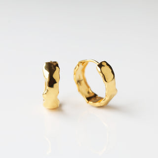 Molten Hoop Earrings