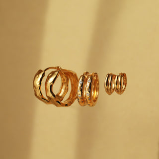 molten gold hoops