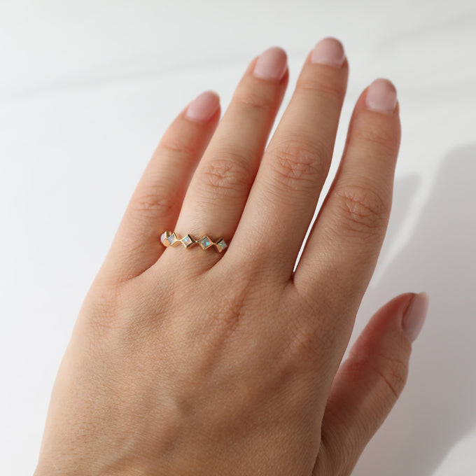 Solid gold birthstone jewellery