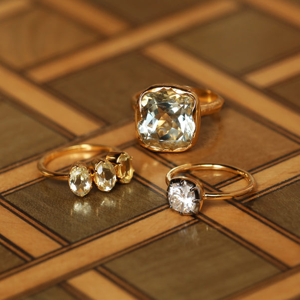 Louise Thompson Georgian Moissanite Ring