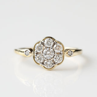 Blythe Vintage Diamond Flower Ring