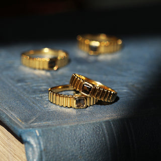 Carrie Elizabeth Gold Smokey Quartz ring