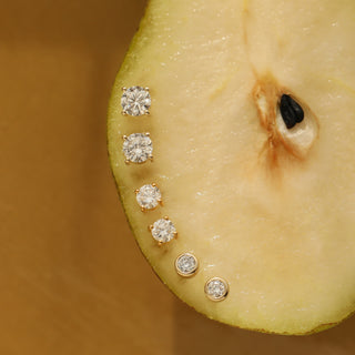 5mm Diamond stud earrings